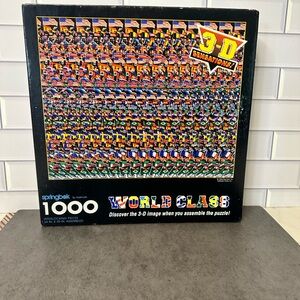 Springbok 3D World Flags Puzzle vintage